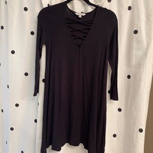 American Eagle Outfitters Cross Front Swing Dress